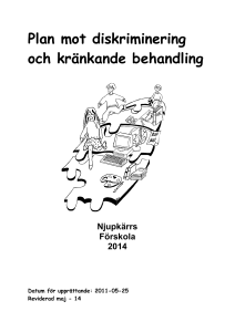 Likabehandlingsplan 2014