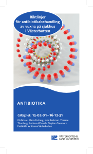 antibiotika - Västerbottens läns landsting