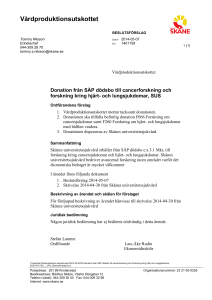Sammanträde i Vårdproduktionsutskottet 2014-05-22