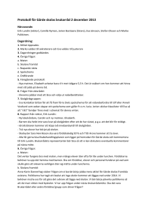 Protokoll för Gärde skolas brukarråd 2 december 2013