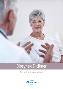 Biosynex D-dimer - Orion Diagnostica
