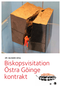 Biskopsvisitation Östra Göinge kontrakt