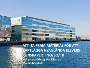 NO Teknik - Malmö högskola
