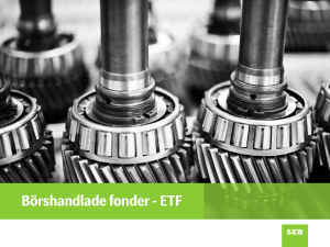 Börshandlade fonder - ETF