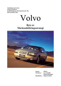 Volvo - Stockholms universitet