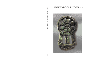Omslag AiN 13 - Arkeologi i Norr