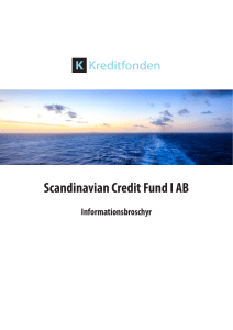 Scandinavian Credit Fund I AB