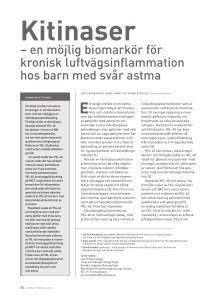 en möjlig biomarkör för kronisk luftvägsinflammation hos