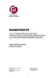 diabetesfot - Malmö högskola