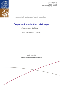 Organisationsidentitet och image