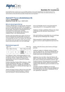 AlphaCF Focus (Andelsklass B)