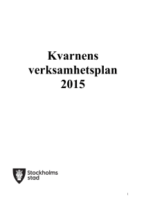 Kvarnens verksamhetsplan 2015