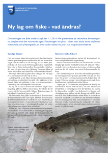 Ny lag om fiske - vad ändras?