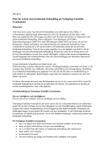 Plan för arbete mot kränkande behandling på Nyköpings Enskilda