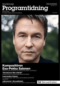 Programtidning - Sveriges Radio
