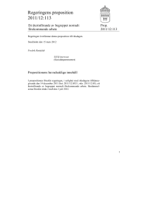 Regeringens proposition 2011/12:113