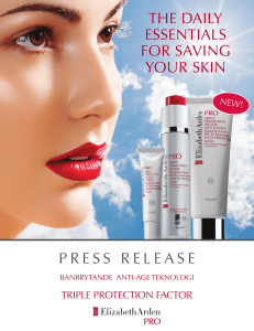press release the daily essentials for saving your skin