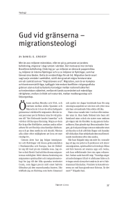 Gud vid gränserna – migrationsteologi