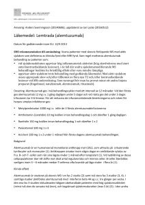 Lemtrada - Svenska MS