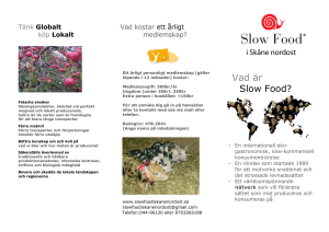 Vad är Slow Food?