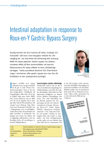 Intestinal adaptation in response to Roux-en