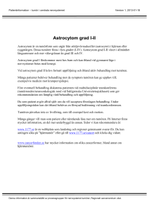 Astrocytom grad I-II