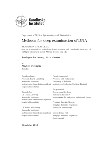 Methods for deep examination of DNA