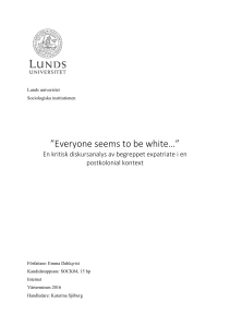En kritisk di...kontext - Lund University Publications