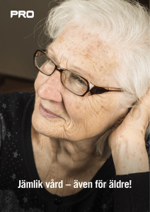 Jämlik vård – även för äldre!