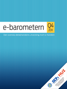e-barometern Q4 2011 - Svensk Digital Handel