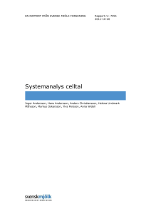 FoR_7091_Systemanalys celltal 2011-10-20