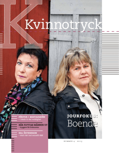 nummer 4/2013 av Kvinnotryck.