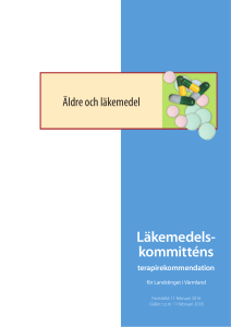 Läkemedels- kommitténs - Landstinget i Värmland