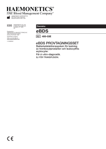 eBDS - Haemonetics