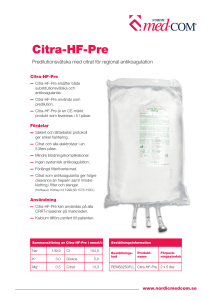 Citra-HF-Pre - Nordic Medcom