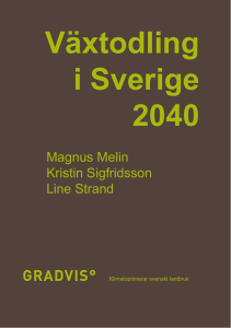 Växtodling i Sverige 2040