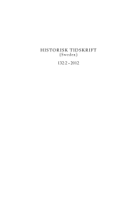 Fulltext - Historisk Tidskrift
