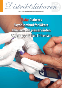 TEMA:Diabetes Skyddsombud för läkare Alliansen