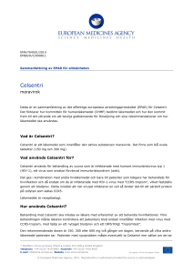 celsentri EPAR summary updated - FINAL - EMA