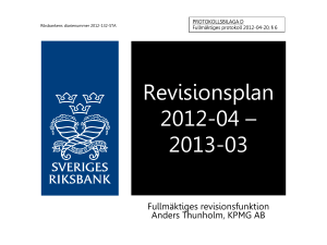 Revisionsplan 2011-04 - 2012-03