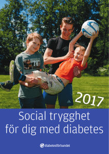 Social trygghet för dig med diabetes 2017