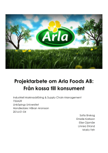 Arla Foods (2015a). - IEI