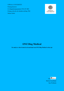 3. ONCOlog och produktpaketet QAMlog