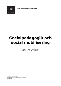 Socialpedagogik och social mobilisering