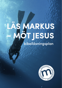 läs markus - möt jesus