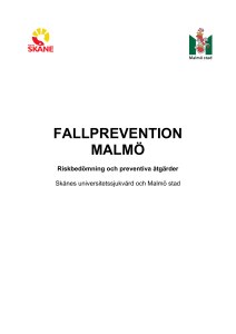 FALLPREVENTION MALMÖ