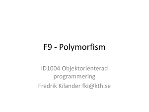 F9 - Polymorphism