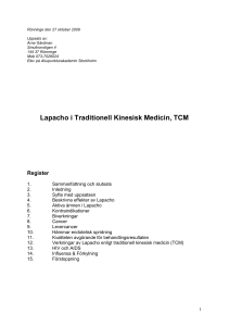 Lapacho i Traditionell Kinesisk Medicin, TCM