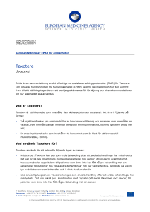 Taxotere, INN-docetaxel - European Medicines Agency