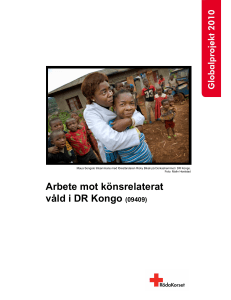 Arbete mot könsrelaterat våld i DR Kongo (09409)